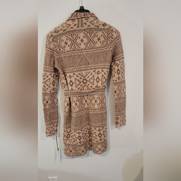 WILLAIM RAST Brown Aztec sweater Small size NWT - Picture 7 of 7